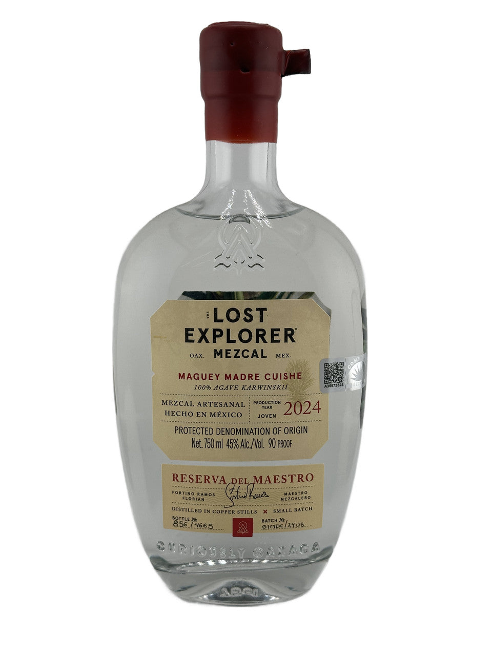 The Lost Explorer Reserva Del Maestro Madre Cuishe Mezcal